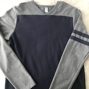 Navy and Gray Crewneck sweatshirt